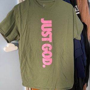 Just god tshirt
